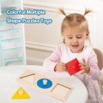 Adena Montessori Three-Shape Knob Puzzle 3
