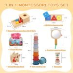 Flyxingxia 7-in-1 Montessori Baby Toy Set 2