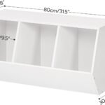 HOOBRO Stackable 3-Bin Toy Storage Cubby_3