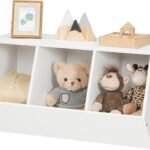 HOOBRO Stackable 3-Bin Toy Storage Cubby_9