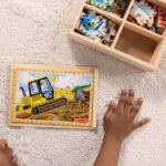Melissa & Doug Construction Vehicles 4-in-1 Wooden Jigsaw Puzzles_2