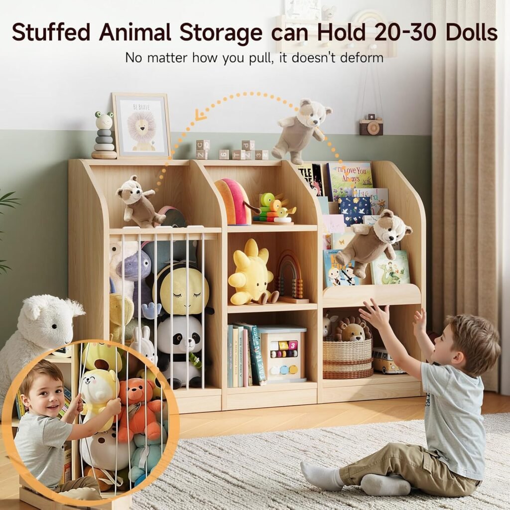 ONBRILL Bookshelf & Toy Storage Organizer