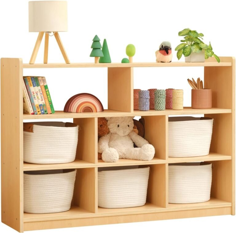 OOOK 8-Compartment Toy Storage Shelf