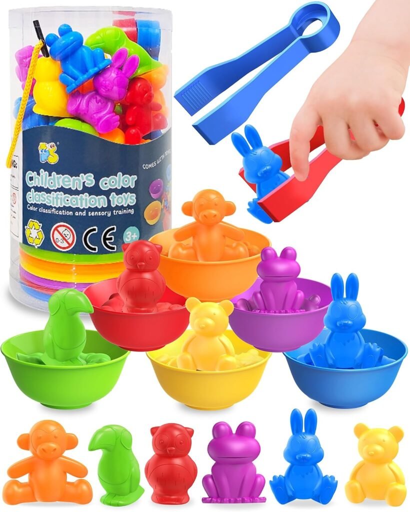 Oomloid Counting Animals Sorting Toy