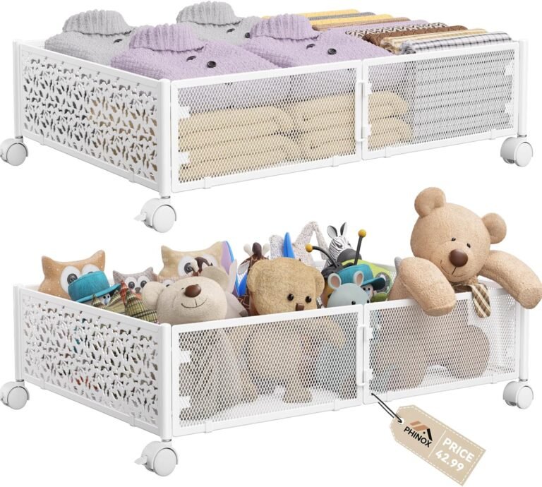 PHINOX Under-Bed Storage Containers with Wheels