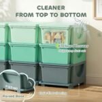 Qaba Stackable Toy Storage Drawers_7