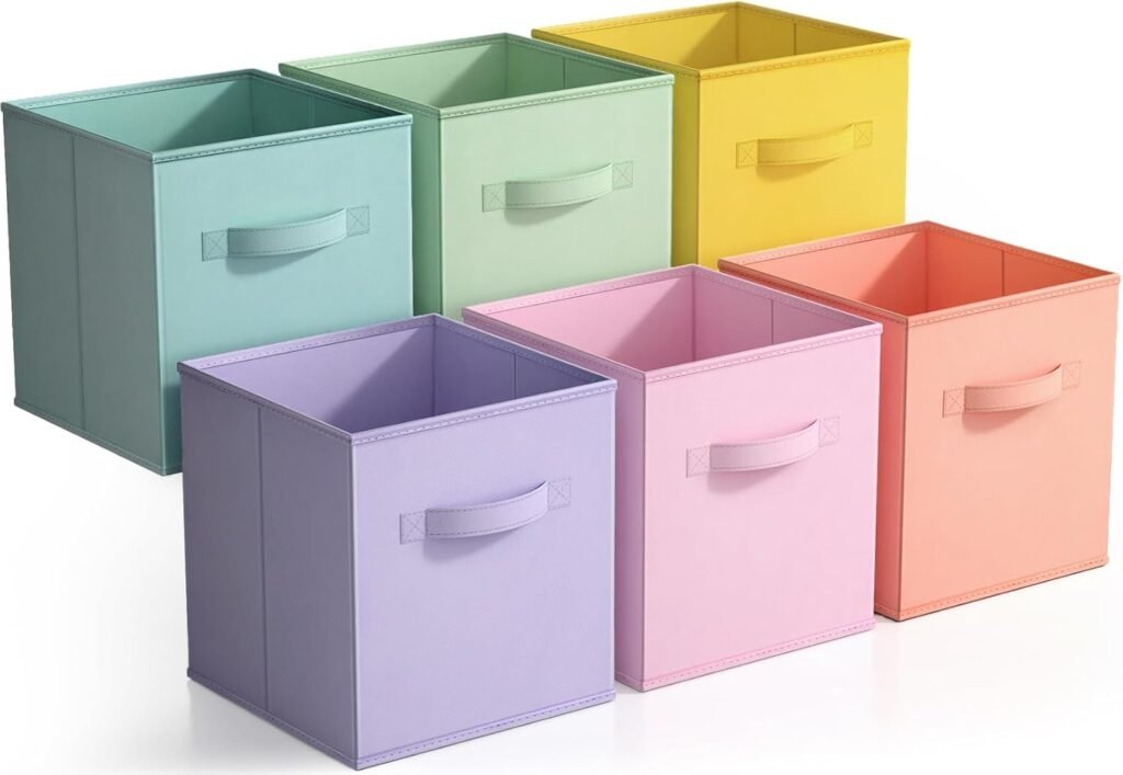 Sorbus Foldable Storage Cube Bins